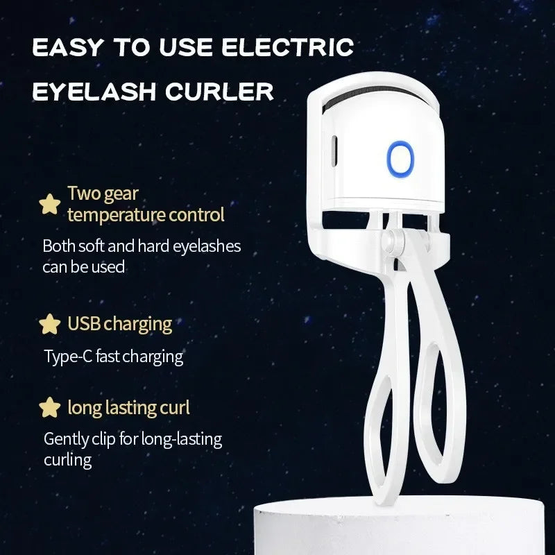 Lumasse Isıtmalı Elektrikli Kirpik Kıvırıcı — USB Şarjlı