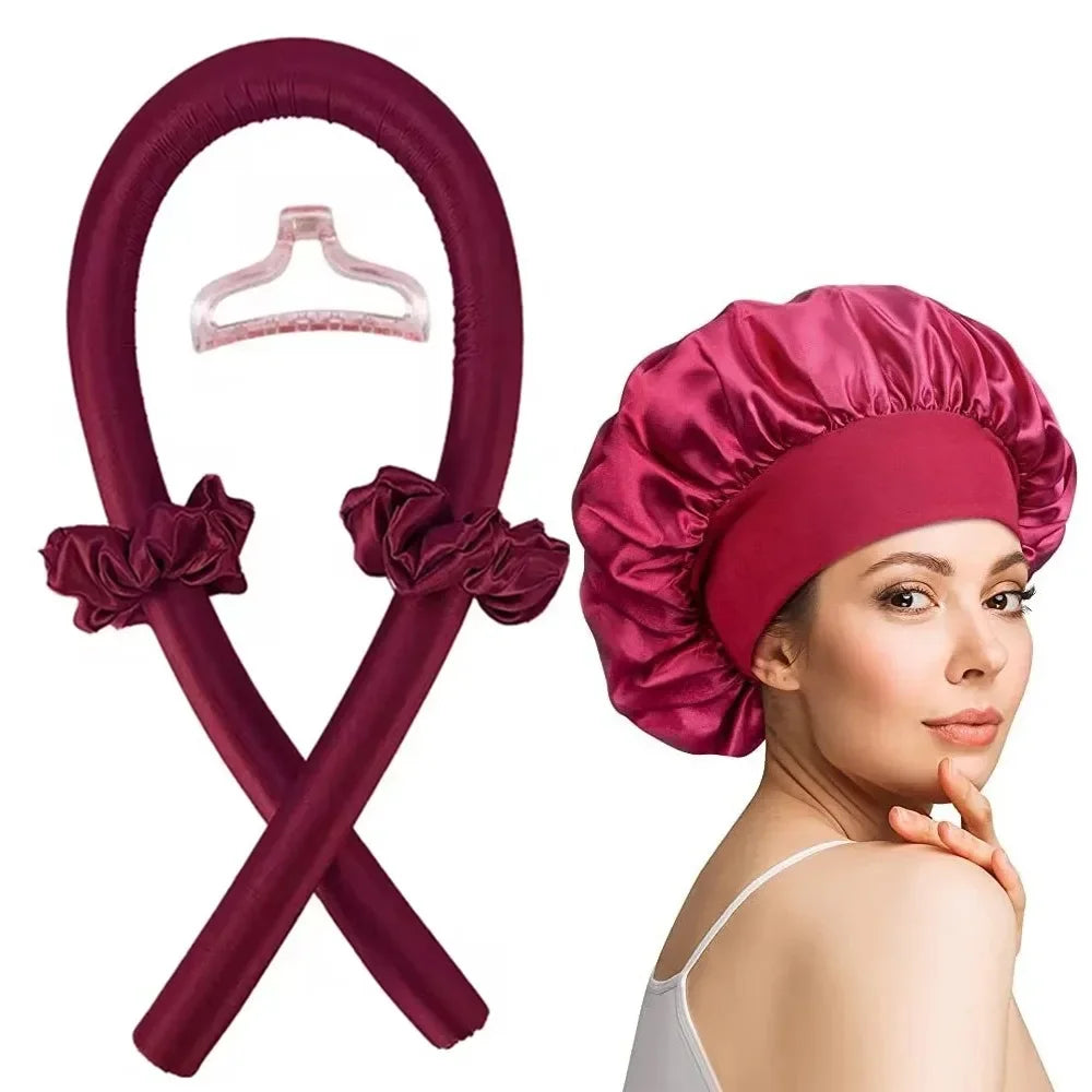 Lumasse Isısız Bukle Bandı + Saten Bonnet Seti