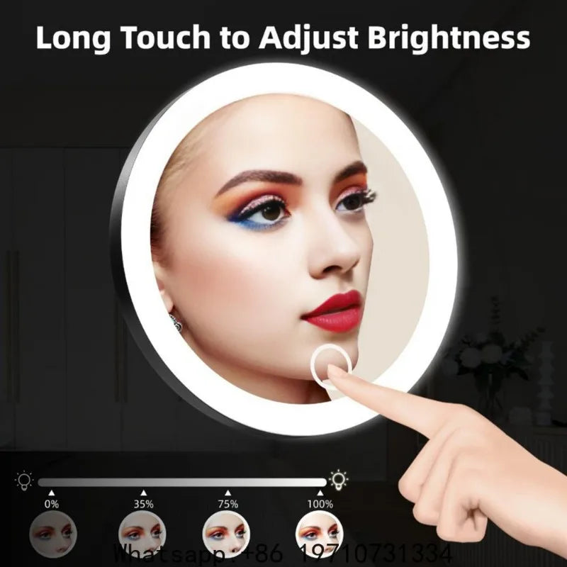 Lumasse LED Işıklı Büyüteçli Makyaj Aynası – ürün görseli 4